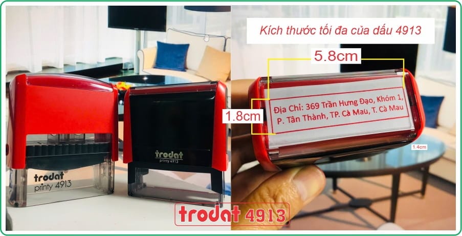 Khắc dấu địa chỉ công ty 