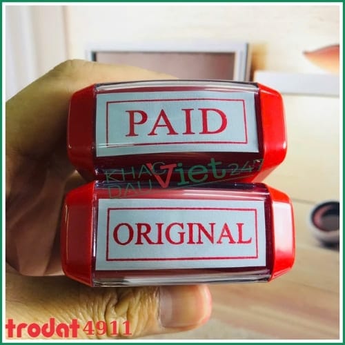 Con dấu paid