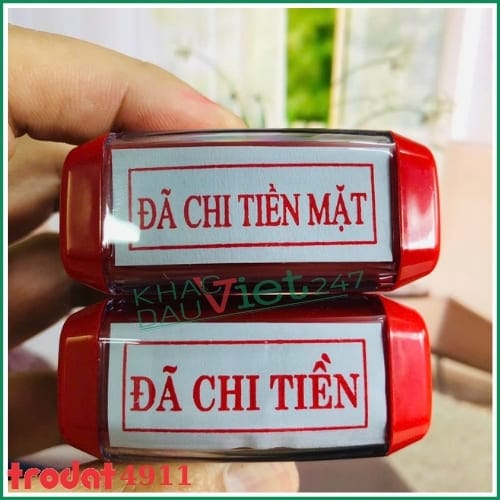 Con dấu đã chi tiền