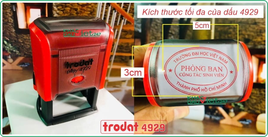 Con dấu oval phòng ban trường học 1 Con dấu phòng ban trường học