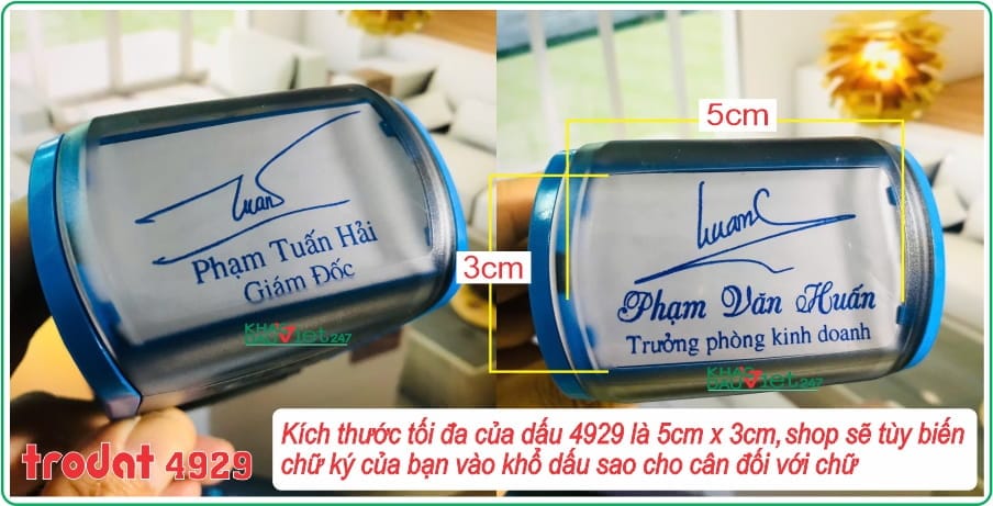 Dấu chữ ký chức danh