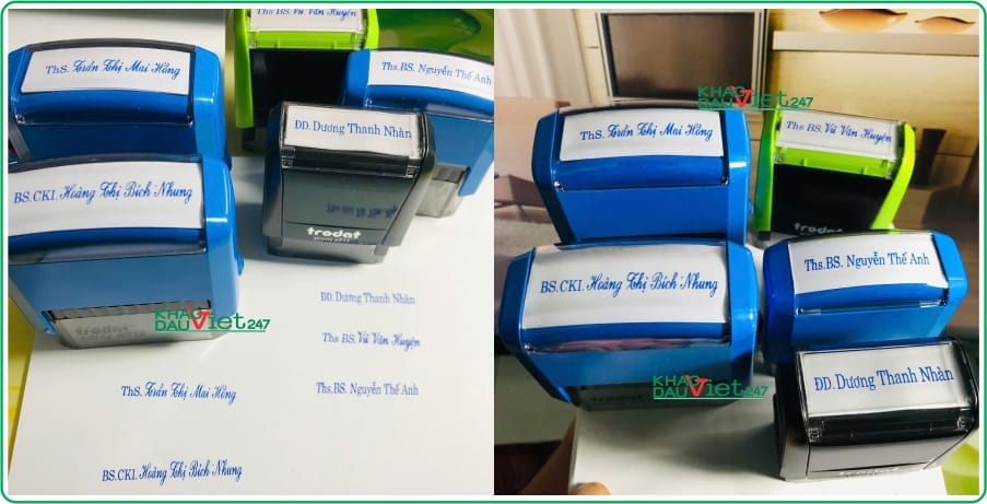 Dấu tên bác sĩ 1 dấu tên bác sĩ