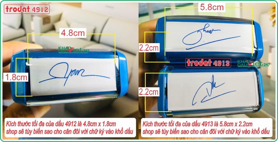 Khắc dấu chữ ký đơn