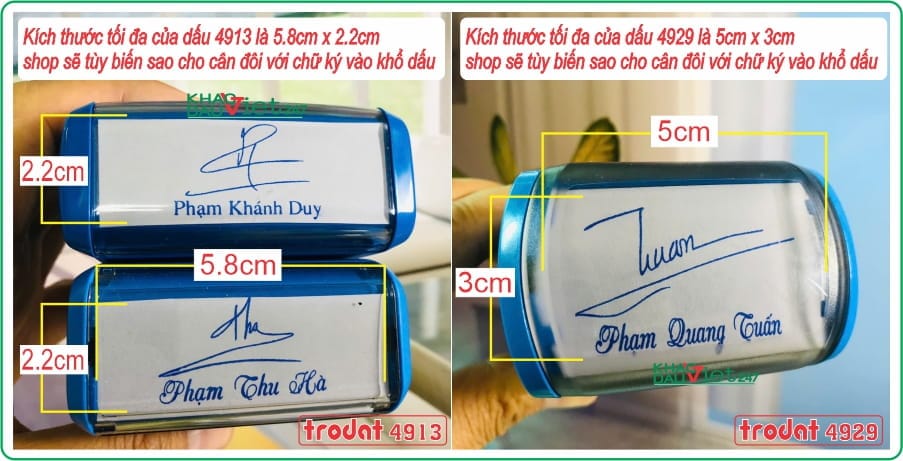 khắc dấu chữ ký và tên