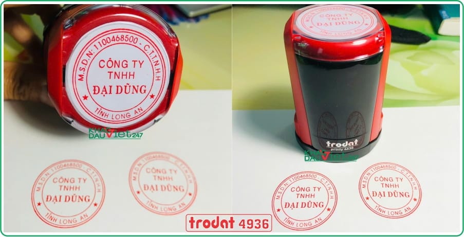 Con dấu tròn Trodat 4638