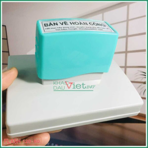 Dấu hoàn công liền mực